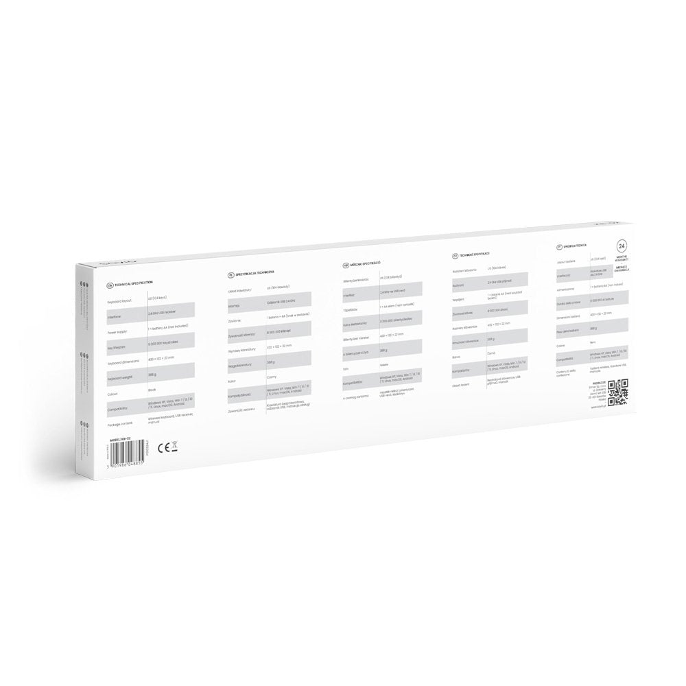 EAN 5901986048855 - Savio KB-02 teclado Hogar / Oficina USB QWERTY Negro imagen 6