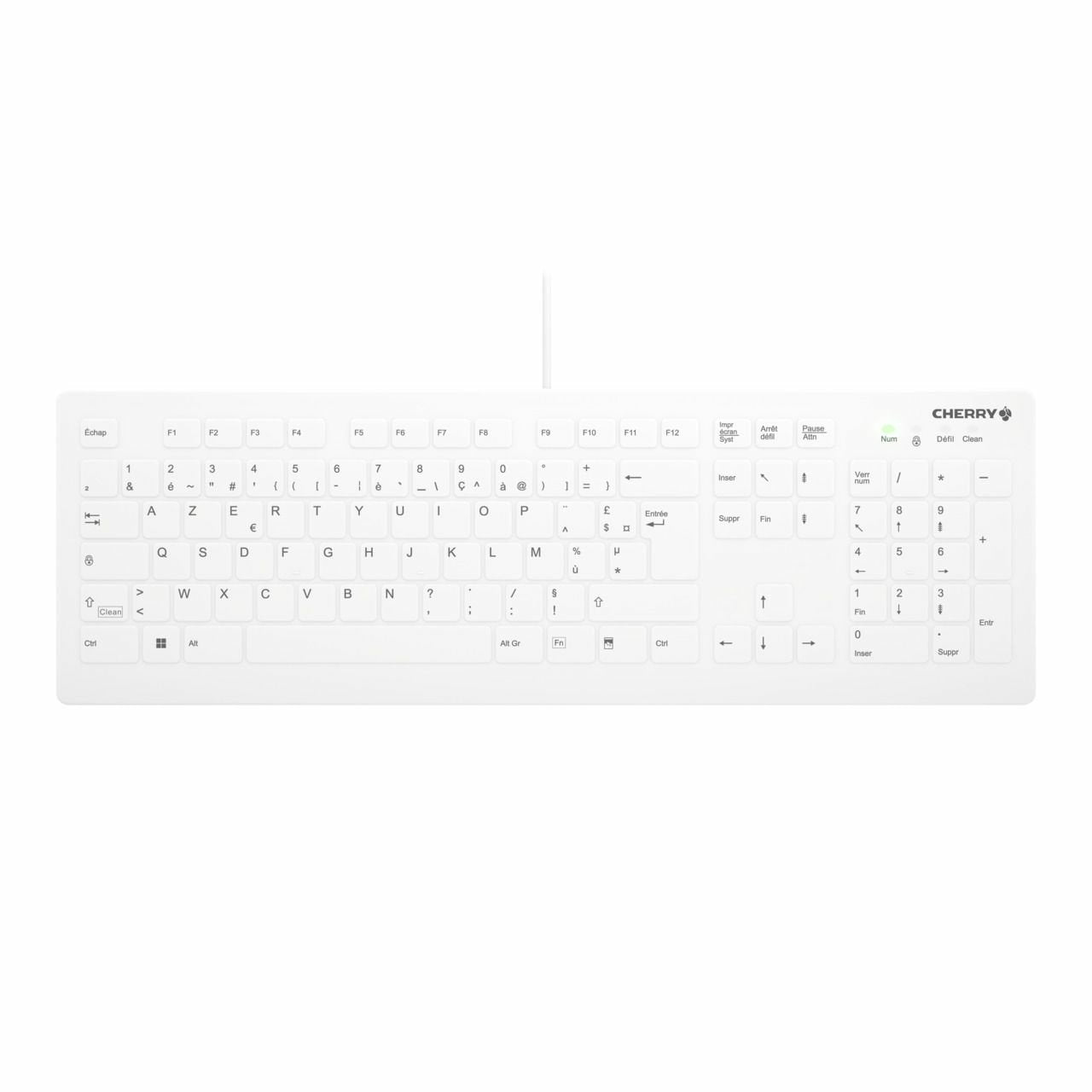 EAN 7061115223244 - CHERRY AK-C8112 teclado Médico USB AZERTY Francés Blanco imagen 1