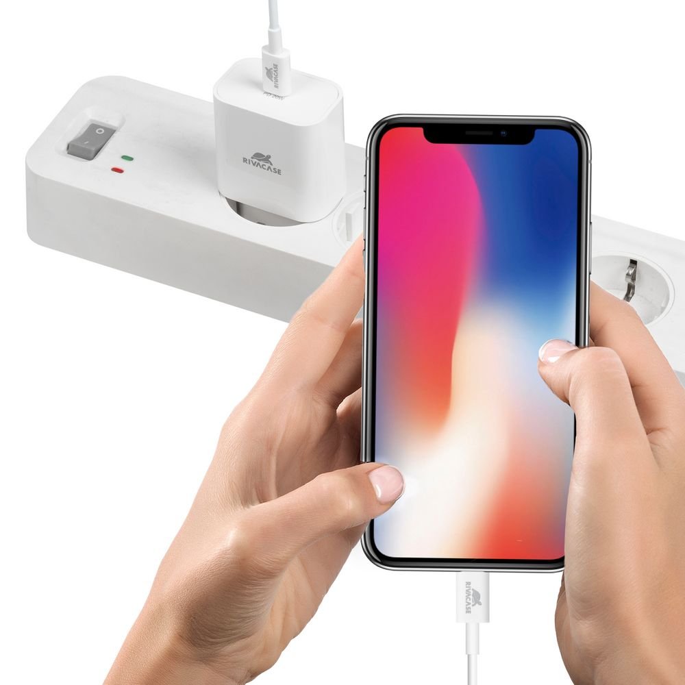 Mobile Charger Wall/White Ps4101 W00 Rivacase