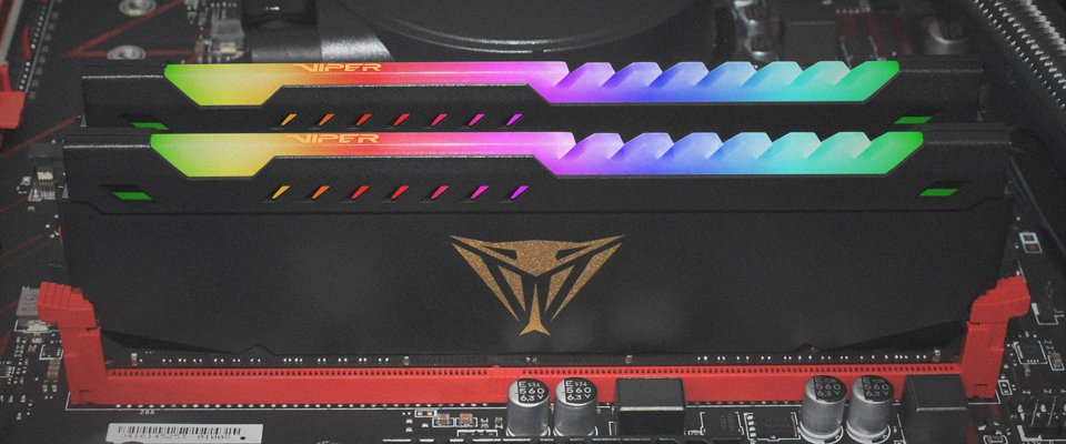 Memoria Ram Patriot Viper Steel Rgb Series Ddr4 16gb 2x8gb Kit 3200mhz Dimm
