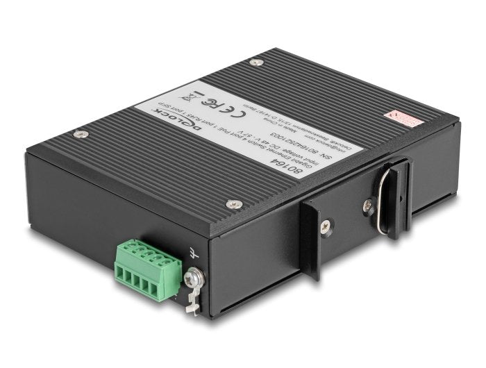 Industrie Gigabit Ethernet Switch 4 Port Poe 1 Port Rj45 1 Port Sfp Für Hutschiene