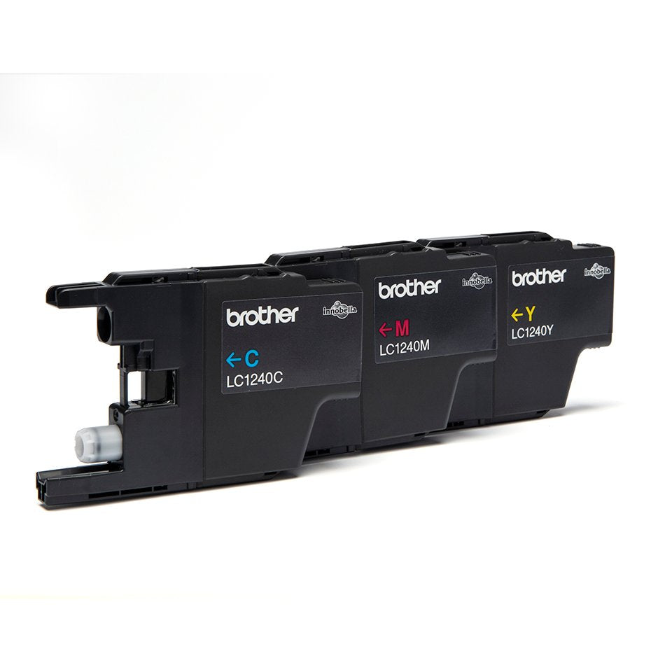 Brother Tinta Lc-1240 Rainbow C/M/Y Cyan, Magenta, Yellow, Blister