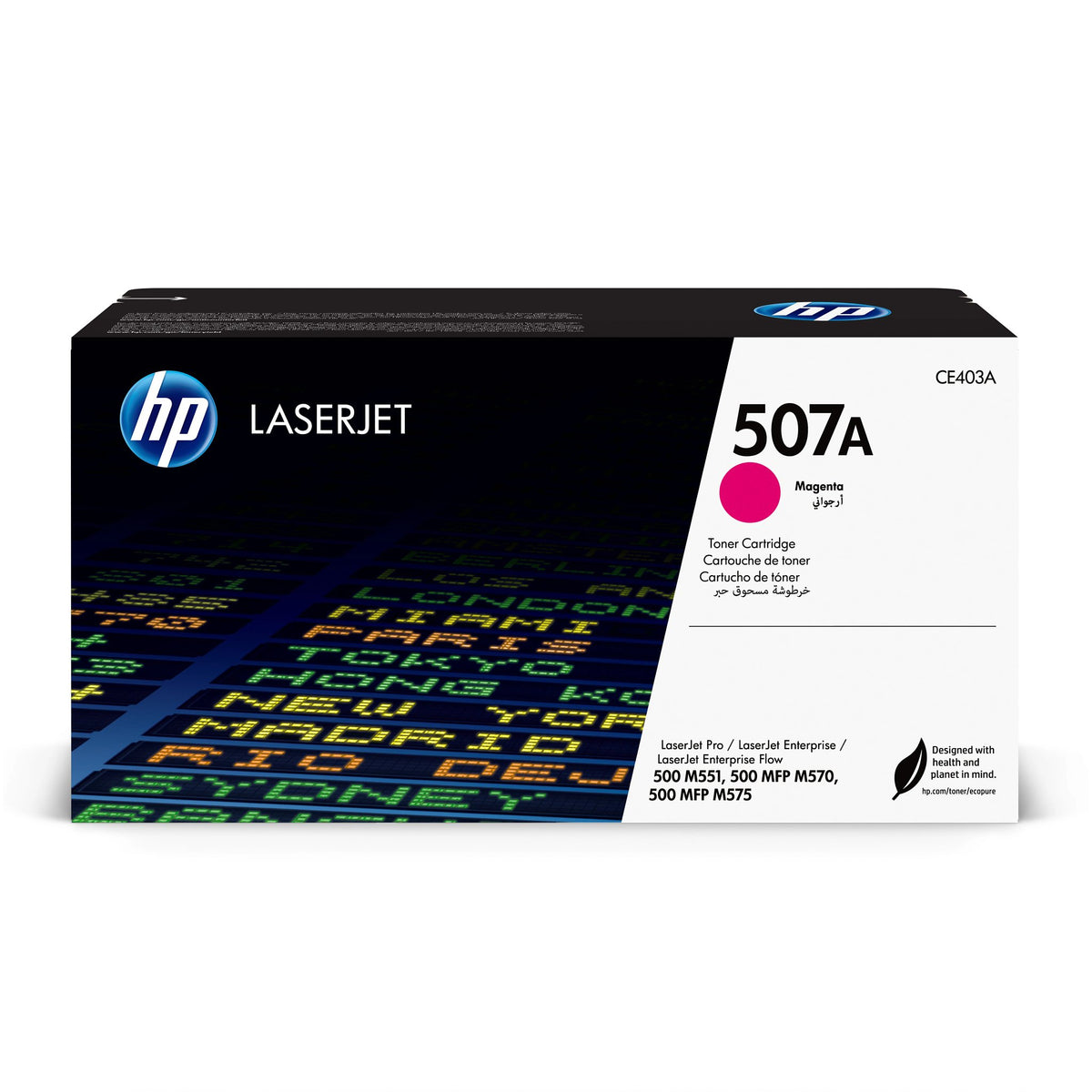 EAN 5711045594533 - HP 507A Magenta Original LaserJet Toner Cartridge cartucho de tóner 1 pieza(s) imagen 1