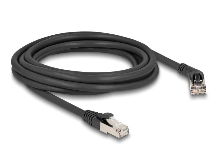 Delock Rj45 Cable De Red Cat.6a S/Ftp Macho 45° Nach Rechts Angular