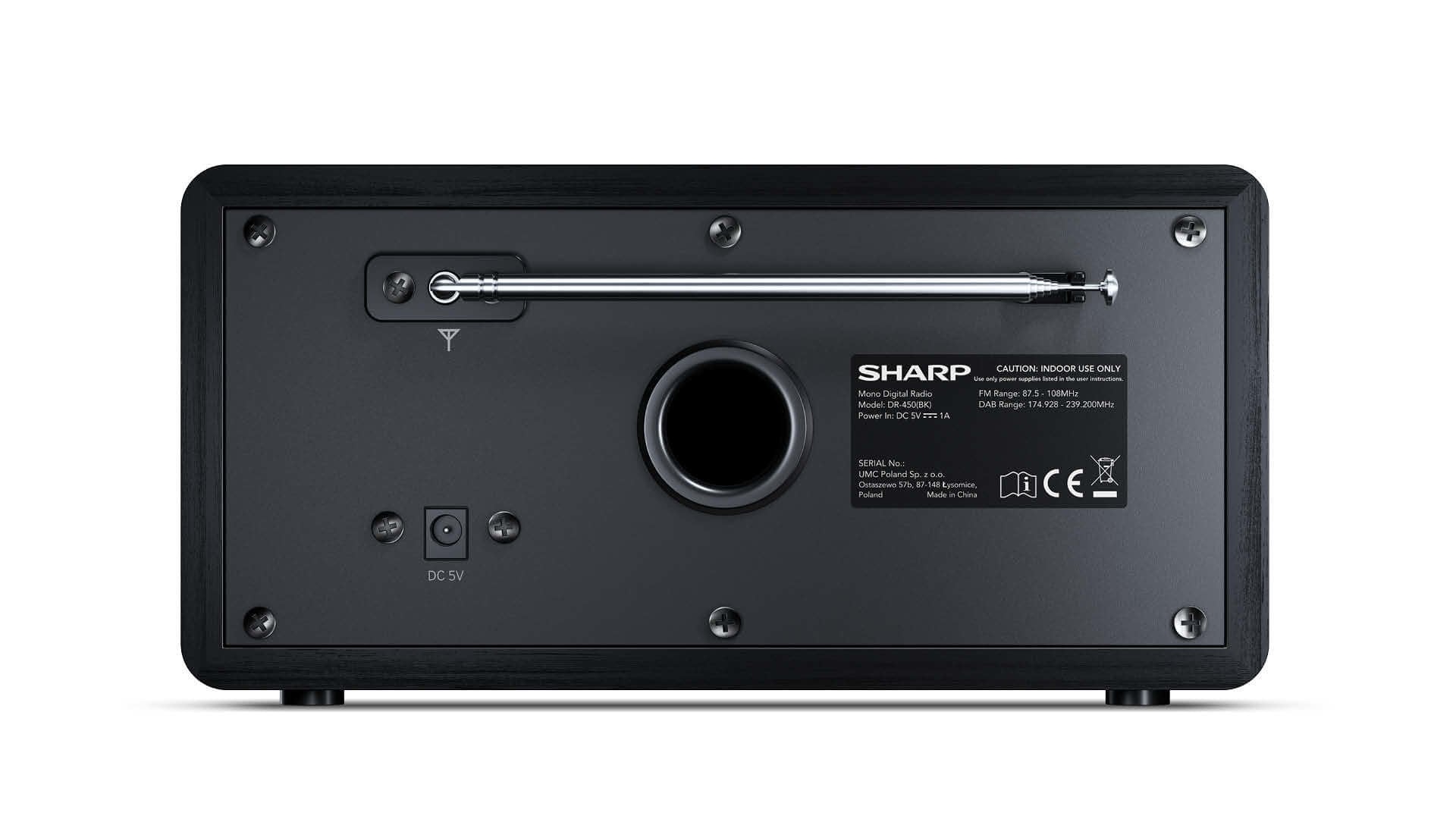 EAN 4974019975863 - Sharp DR-450 Personal Digital Negro, Acero inoxidable imagen 4