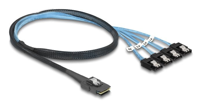 Delock M.2 2242 Key B+M Kontroller Zu 4 X Sata Mit 1 M Cable