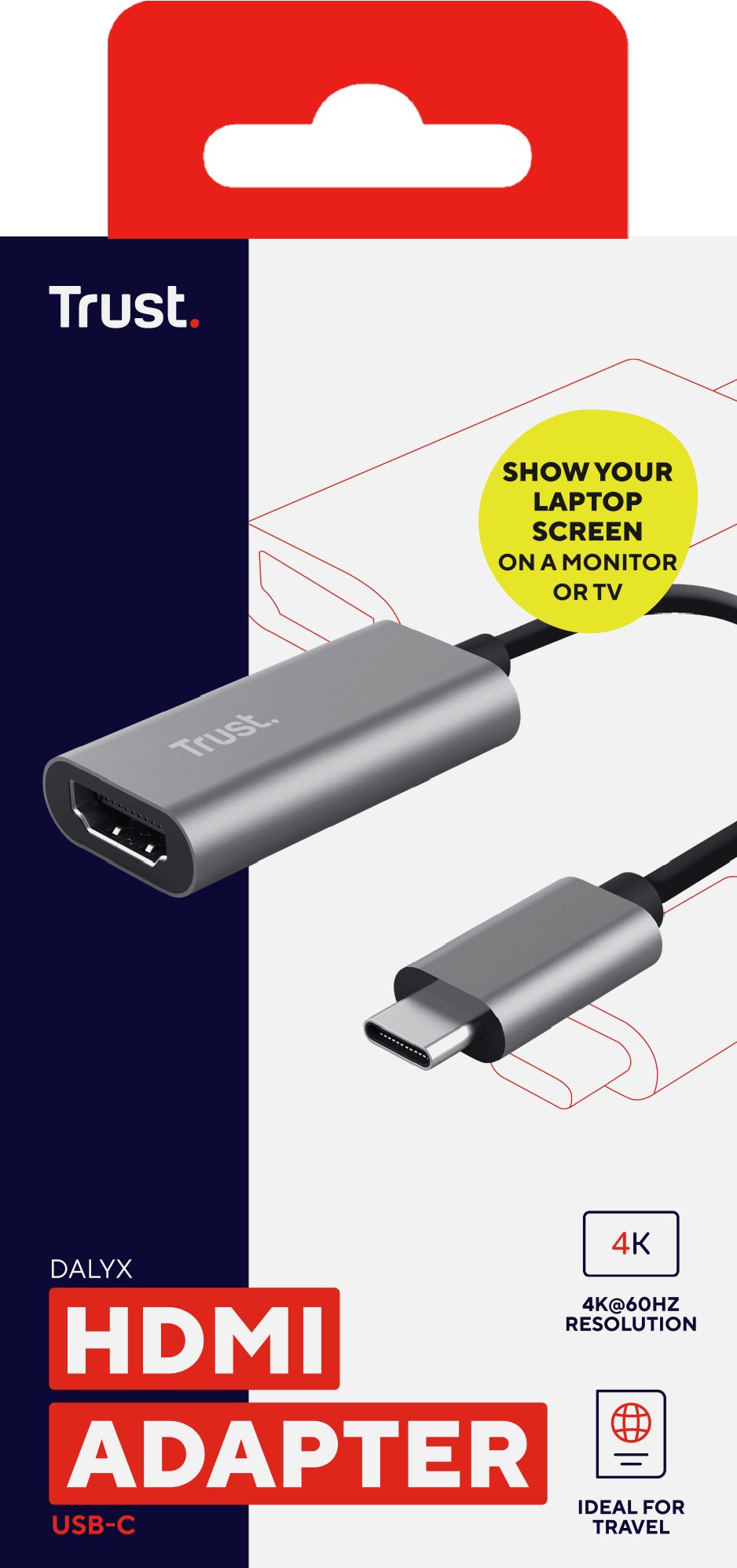 Trust Adaptador Dalyx Usb-C ->  Hdmi