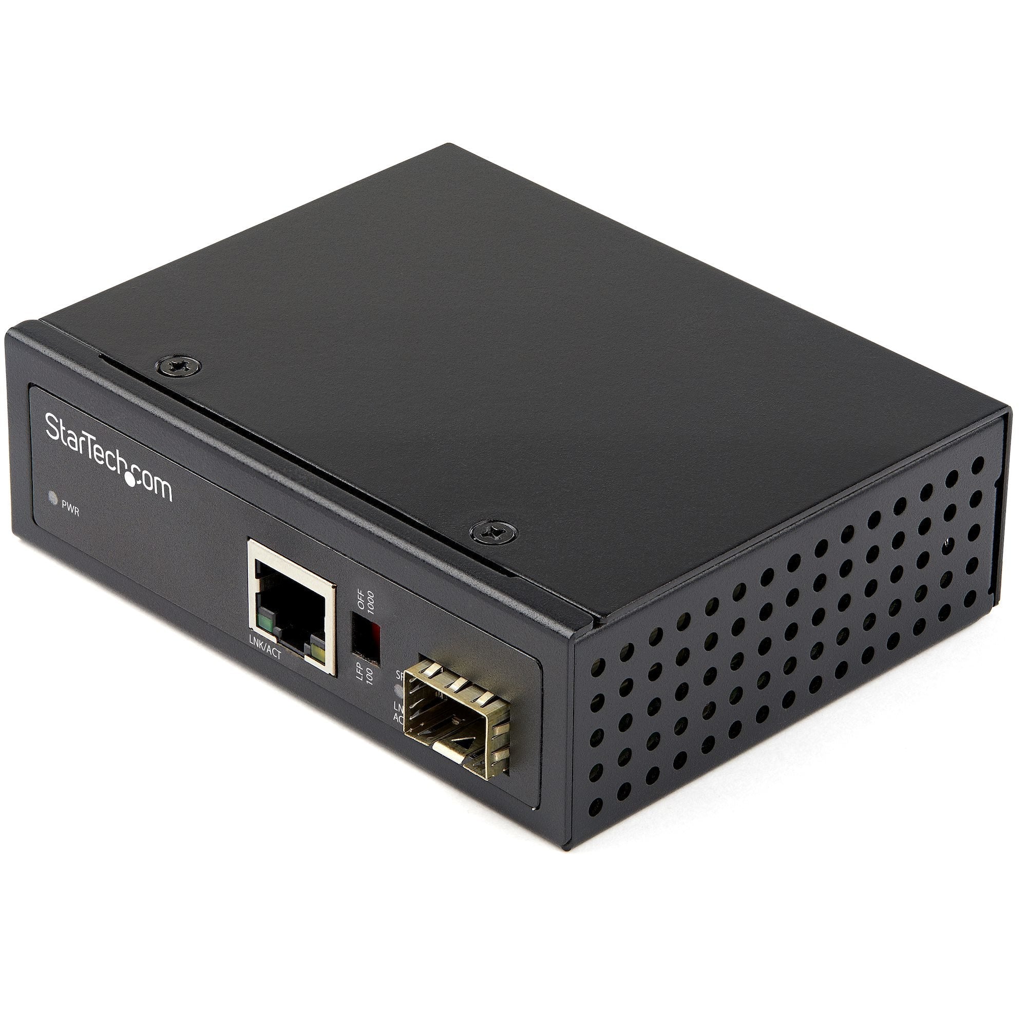Startech.Com Conversor De Medios Ethernet Industrial De Fibra Multi O Monomodo A 1gb Ethernet - Sfp A Rj45 - Convertidor - Ip30 (Imc1gsfp)