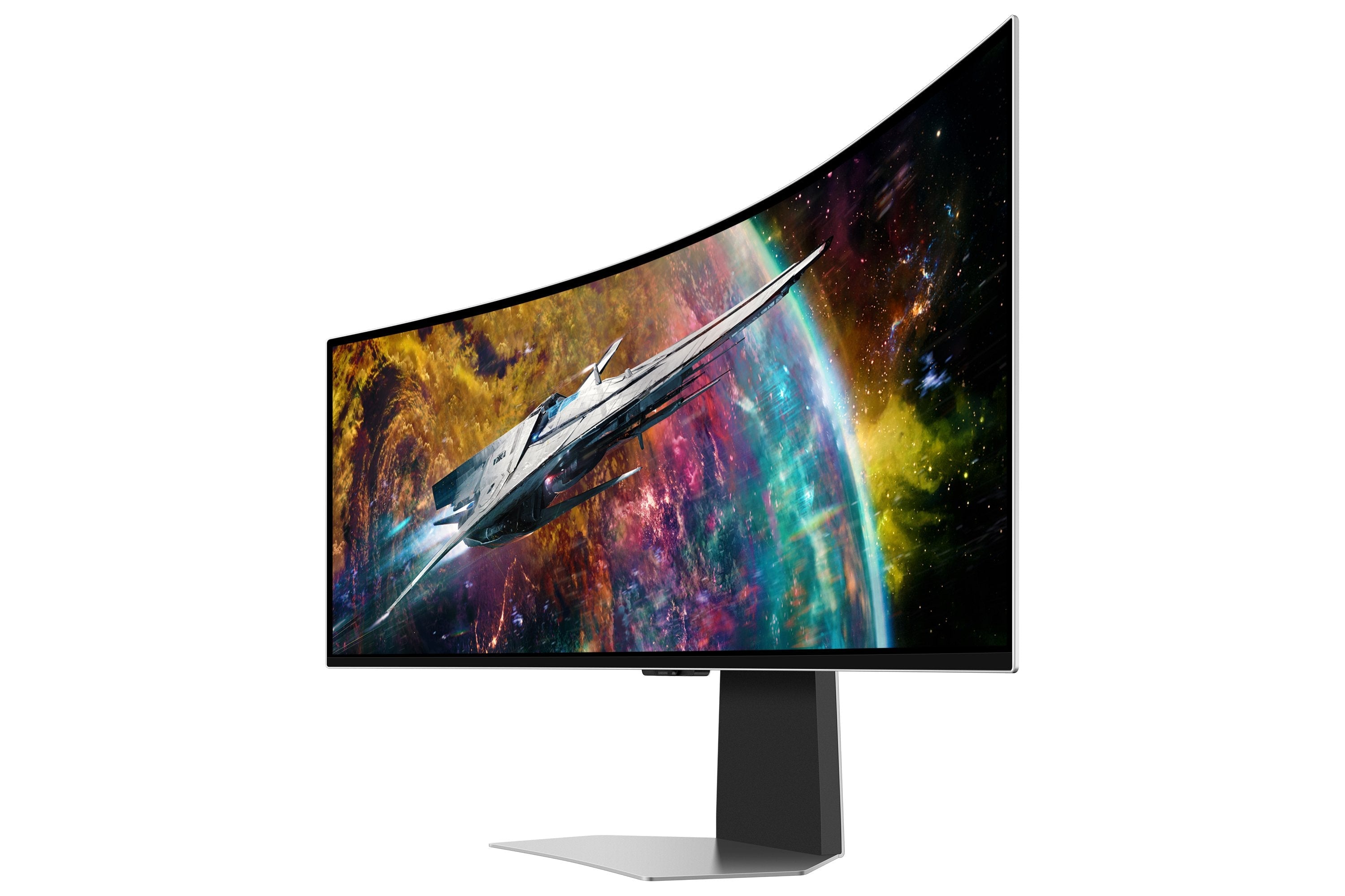 EAN 8806094969658 - Samsung G95SC pantalla para PC 124,5 cm (49") 5120 x 1440 Pixeles Dual QHD OLED Plata imagen 7