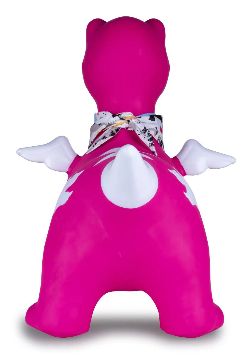 Jamara Hüpftier Dino Con Flügel Hoppydoo Con Pumpe Rosa