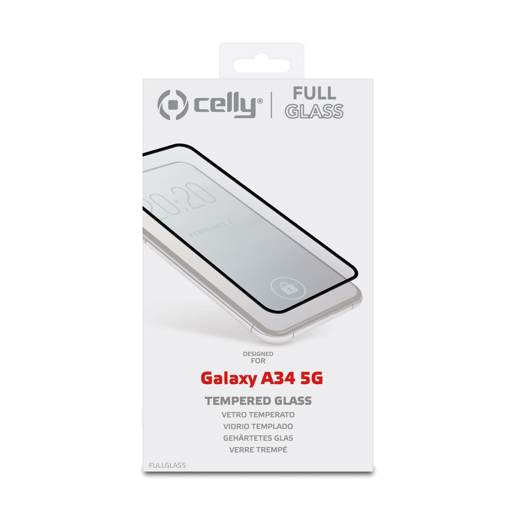 Celly Full Glass Protector De Pantalla Samsung Galaxy A34 5g 1 Pieza(S)