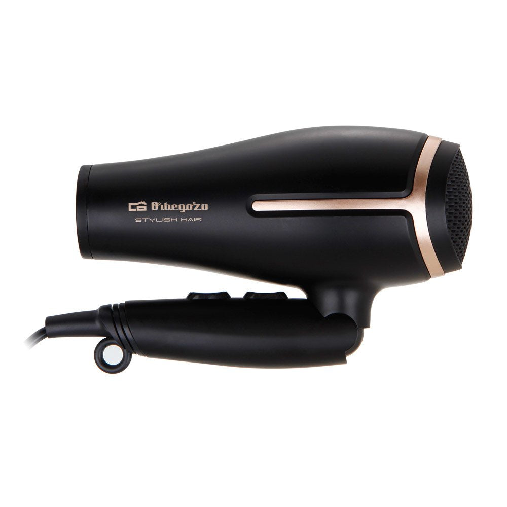 Orbegozo Secador Plegable Profesional - Potencia Y Comodidad En Un Diseño Compacto - 3 Niveles De Temperatura - 2