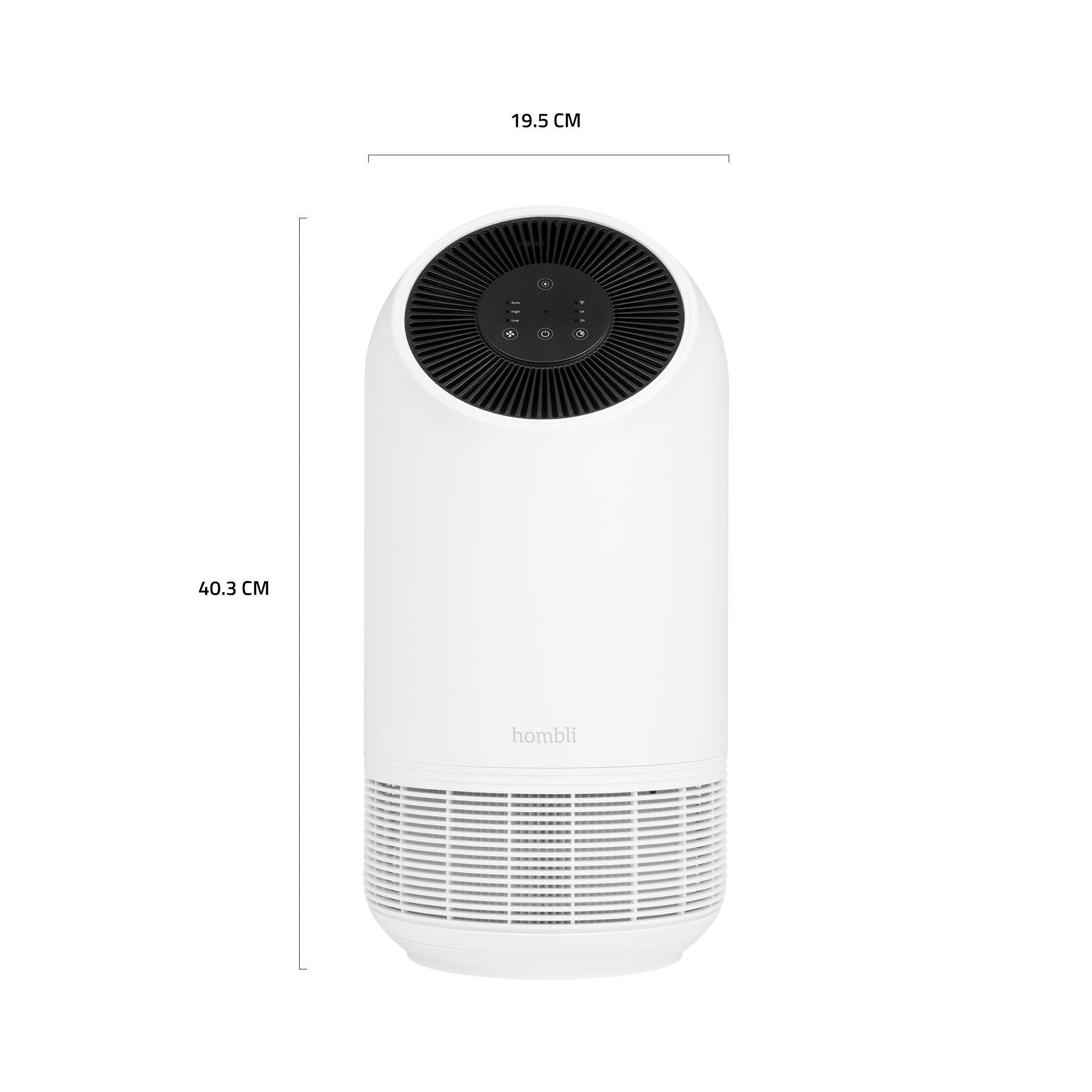 Purificador Hombli Hbap-0109  De Aire 25 M² 30 Db Negro, Blanco