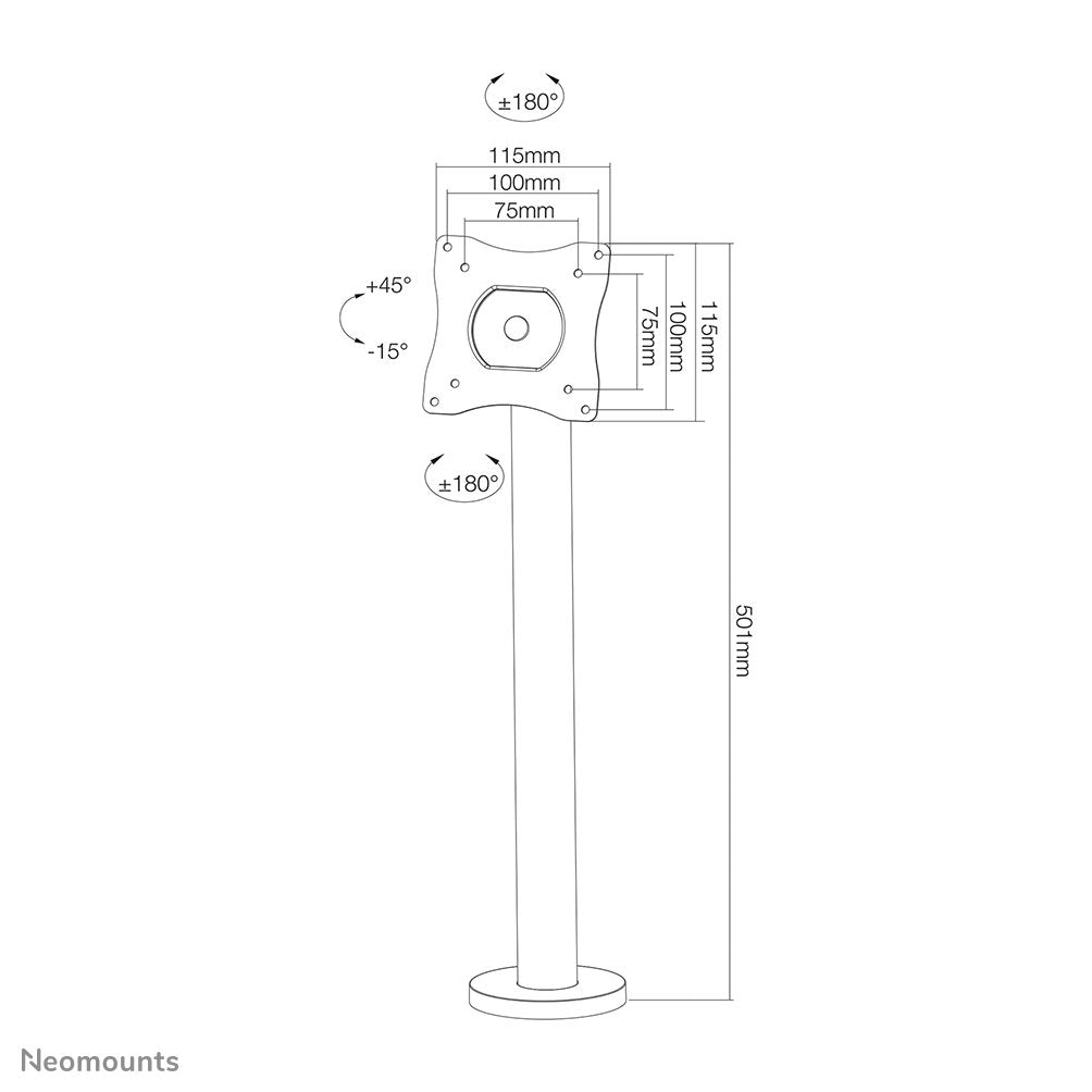 Newstar Soporte De Escritorio Para Monitor
