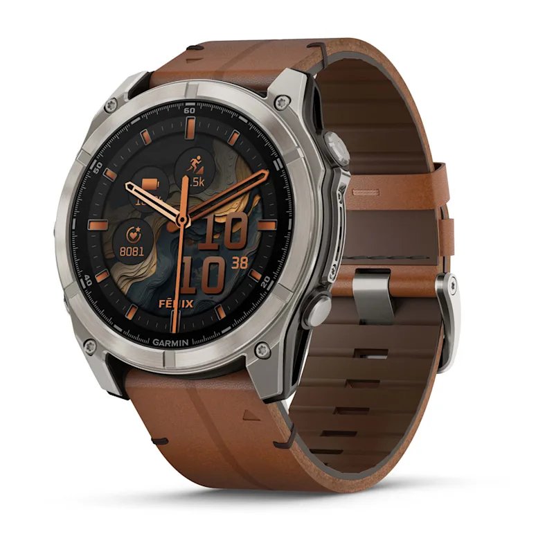 Garmin Fenix 8 3,56 Cm (1.4") Amoled 51 Mm Digital 454 X 454 Pixeles Pantalla Táctil Titanio Wifi Gps (Satélite)