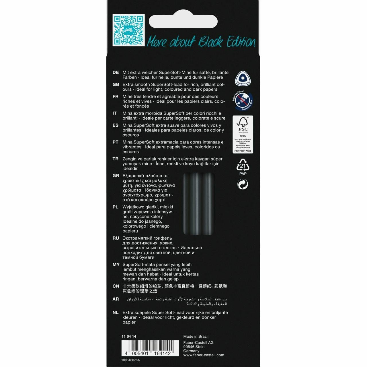 EAN 4005401164142 - Faber-Castell 116414 lápiz de color Colores surtidos 12 pieza(s) imagen 2