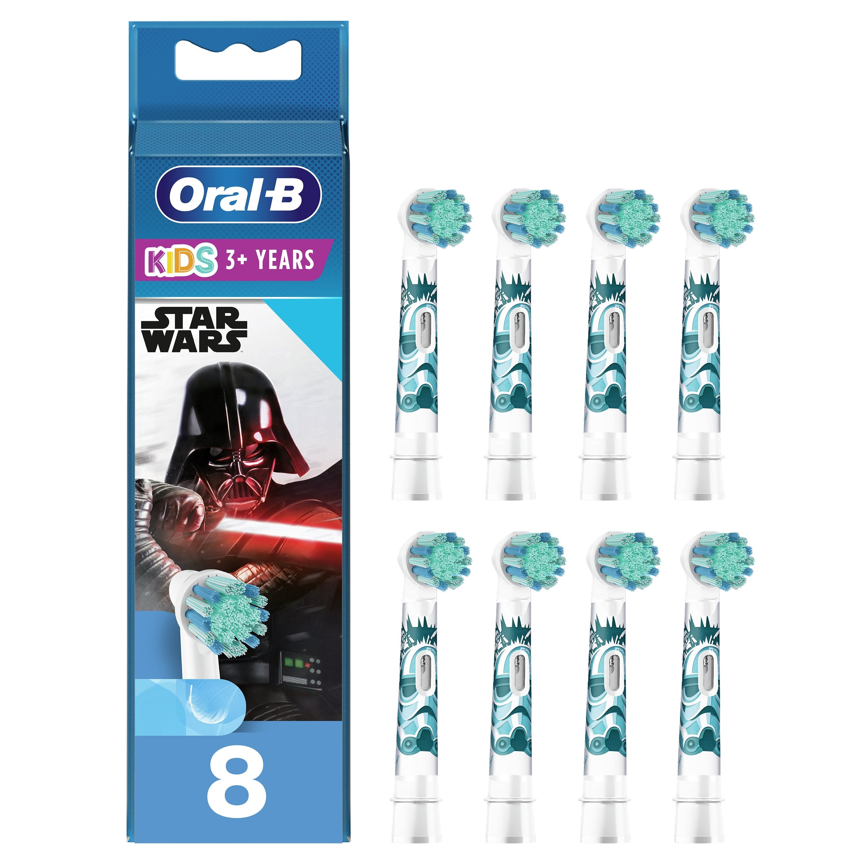 Cabezales De Cepillo Braun Kids Star Wars 8pcs