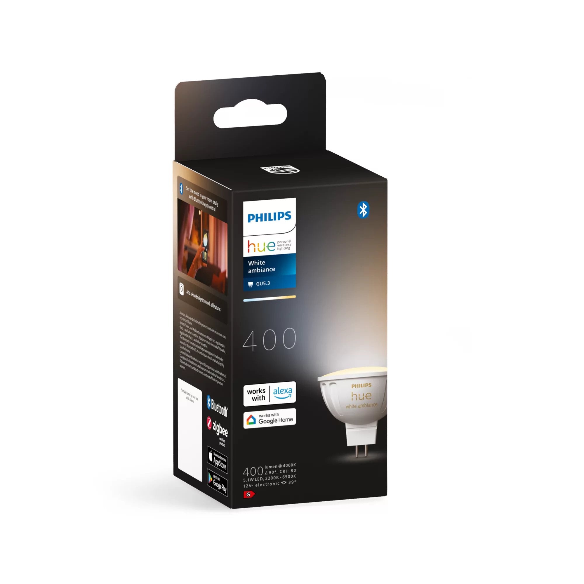 EAN 8719514491342 - Philips Hue White ambiance 8719514491342 iluminación inteligente Bombilla inteligente Bluetooth/Zigbee 5, imagen 2