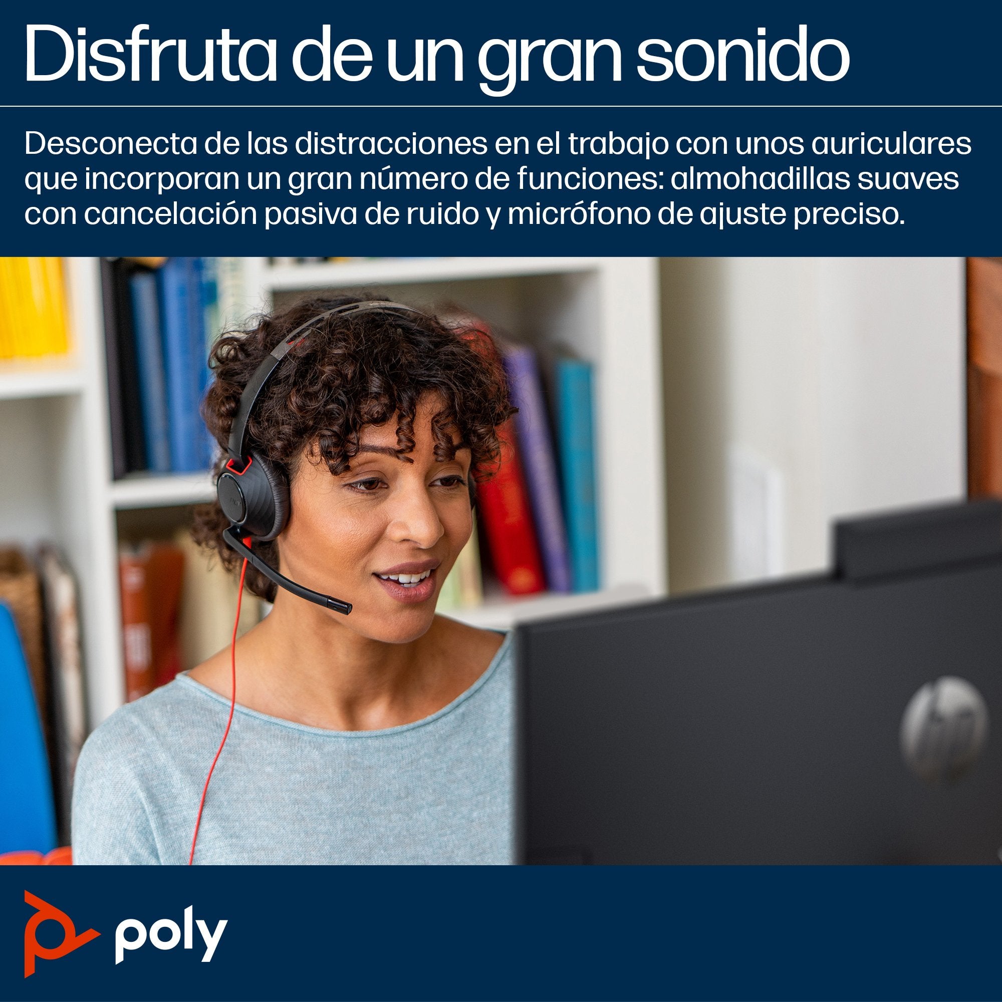 EAN 0197498429427 - HP Poly Blackwire 5210 Monaural USB-C Headset +3.5mm Plug +USB-C/A Adapter Alámbrico Diadema Oficina/Cent imagen 5