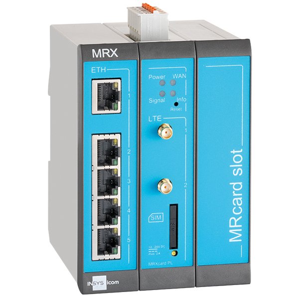 Icom Mrx Mrx3 Lte - Router, Wwan 5-Port-Switch, Vpn, Ethernet, 2xdig.Ein