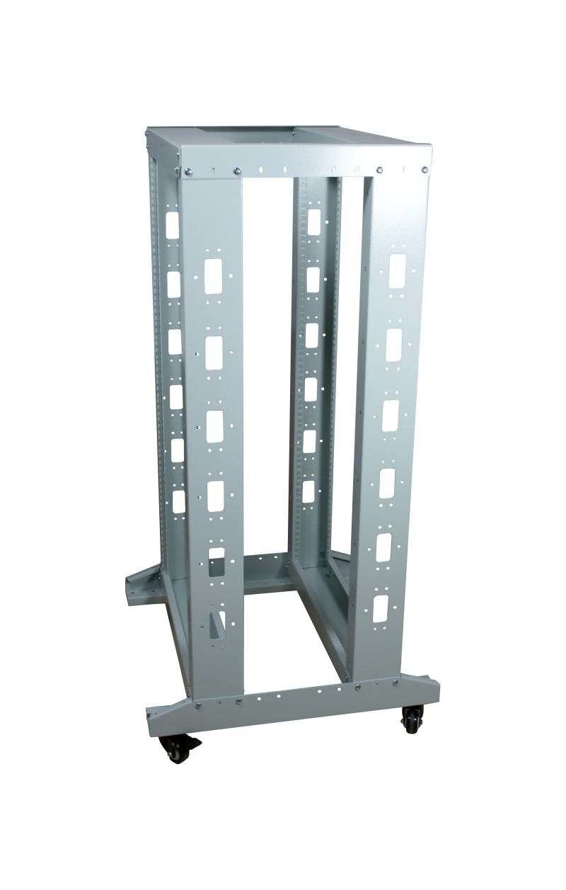 Allnet 19\"Grundgemell, 12he, B600/T 600mm, Lichtgris, Srb-Serie