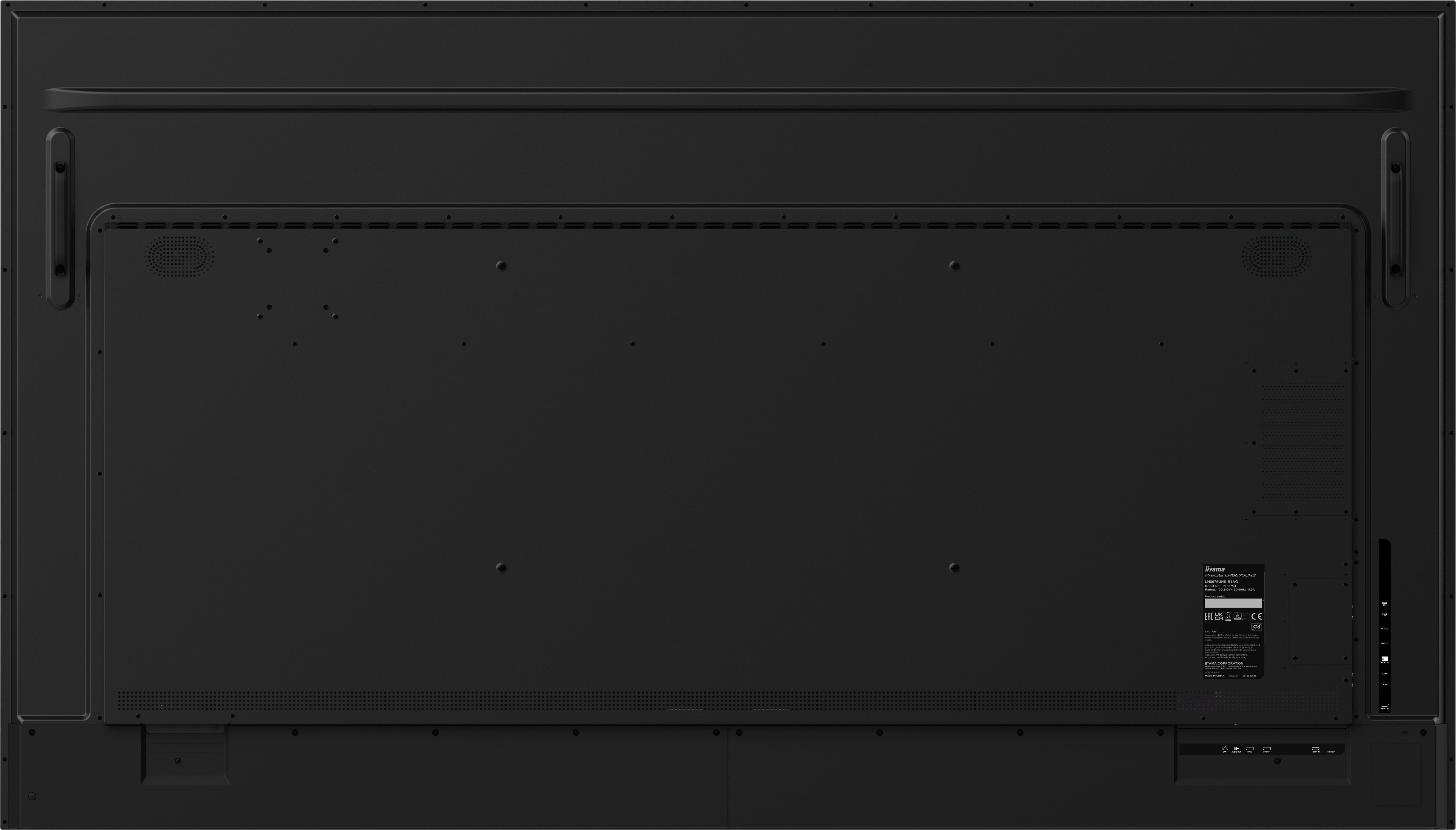 Monitor Public 86 Iiyama Lh8675uhs-B1ag Uhd