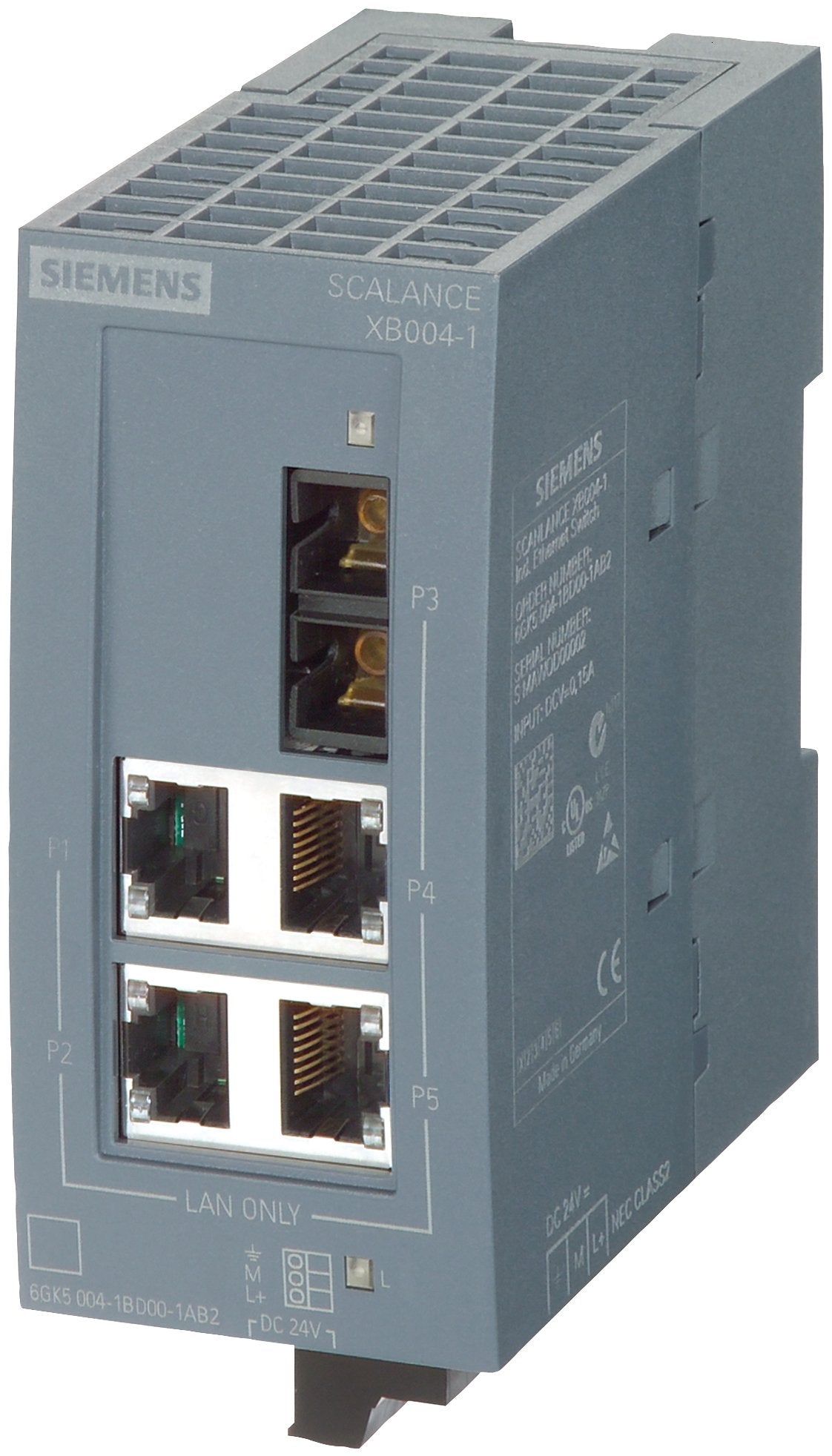 Siemens Siem 6gk5004-1bf00-1ab2 Scalance Xb004-1ld Unmanaged Ind. Et - Switch - Fibra Óptica - Switch - Fibra Óptica (Lwl)