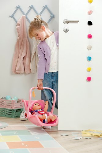 Zapf Creation Baby Born® Silla De Bebé Rosa, Accesorios Para Muñecas Rosa 839843