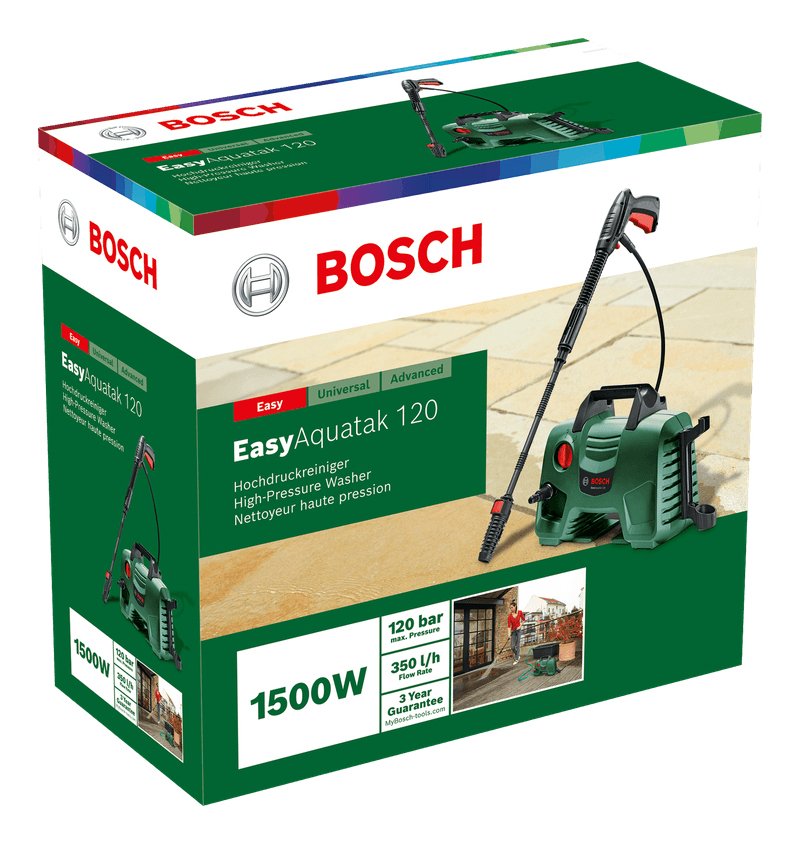 Hidrolimpiadora Bosch Easyaquatak 120  1500w
