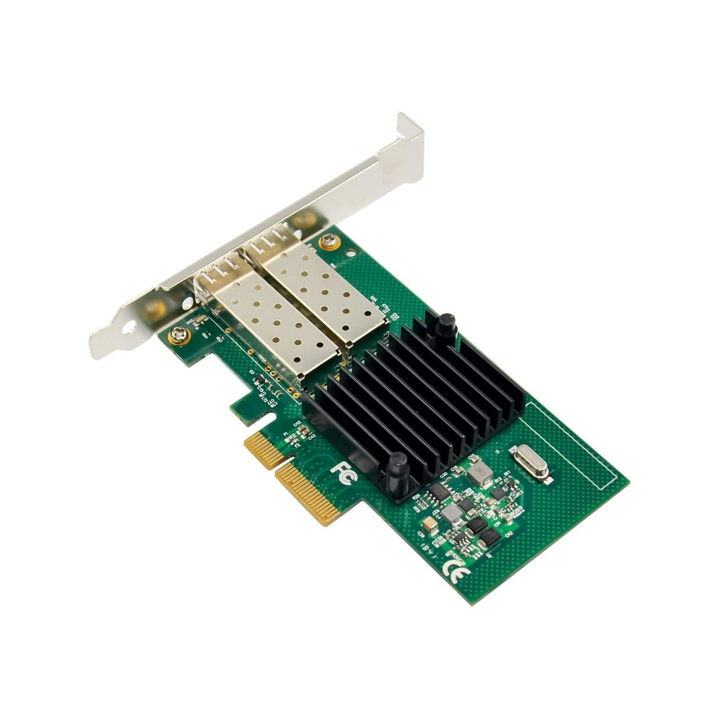 Network Card Pcie X4 I350-F2  Dual- 1gbe Sfp