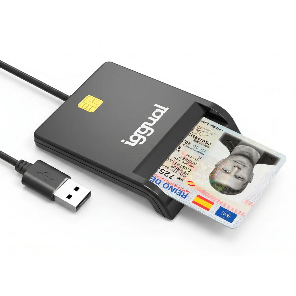 EAN 8435364316740 - iggual IGG316740 lector de tarjeta magnética imagen 1
