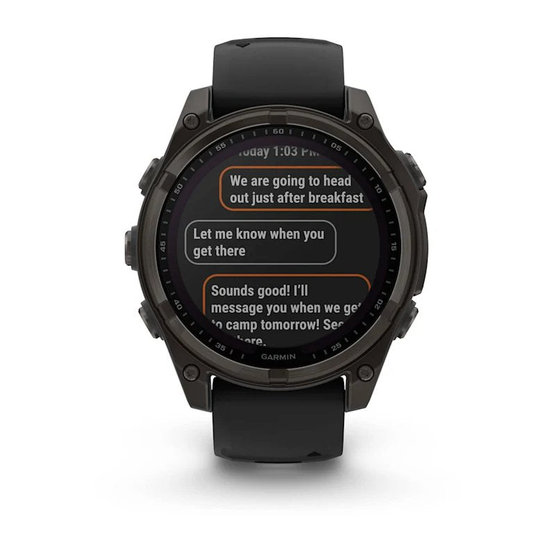 EAN 753759339333 - Garmin fenix 8 3,3 cm (1.3") 51 mm Digital 260 x 260 Pixeles Pantalla táctil Titanio Wifi GPS (satélite) imagen 10