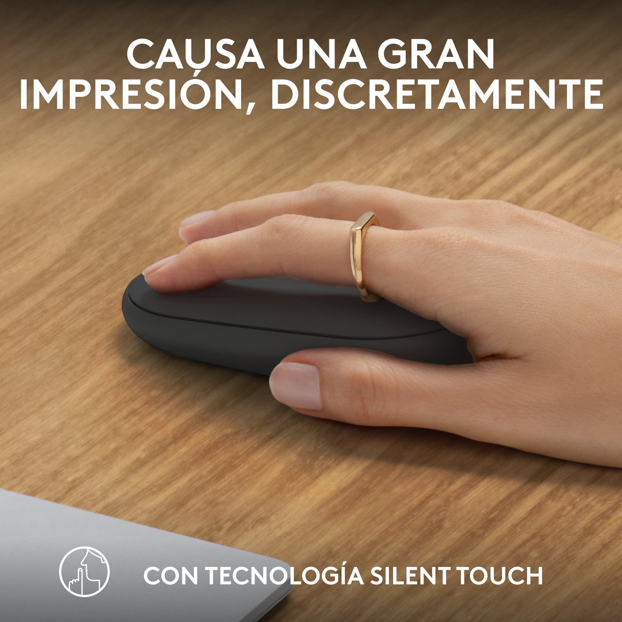 Raton Logitech Wireless Pebble 2 M350s Grafito 910-007015