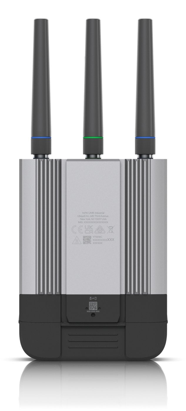 Ubiquiti Umr-Industrial Router Wifi M&Oacute Vil Lte Compacto Para Iot Int./Exterior. Enrutamiento De Cliente Vpn. 2xgbe (1 Poe). Alimentaci&Oacute N Poe, Usb-C O Cc. Gps. Montaje Pared/Poste/Carril Din. Suscripci&Oacute