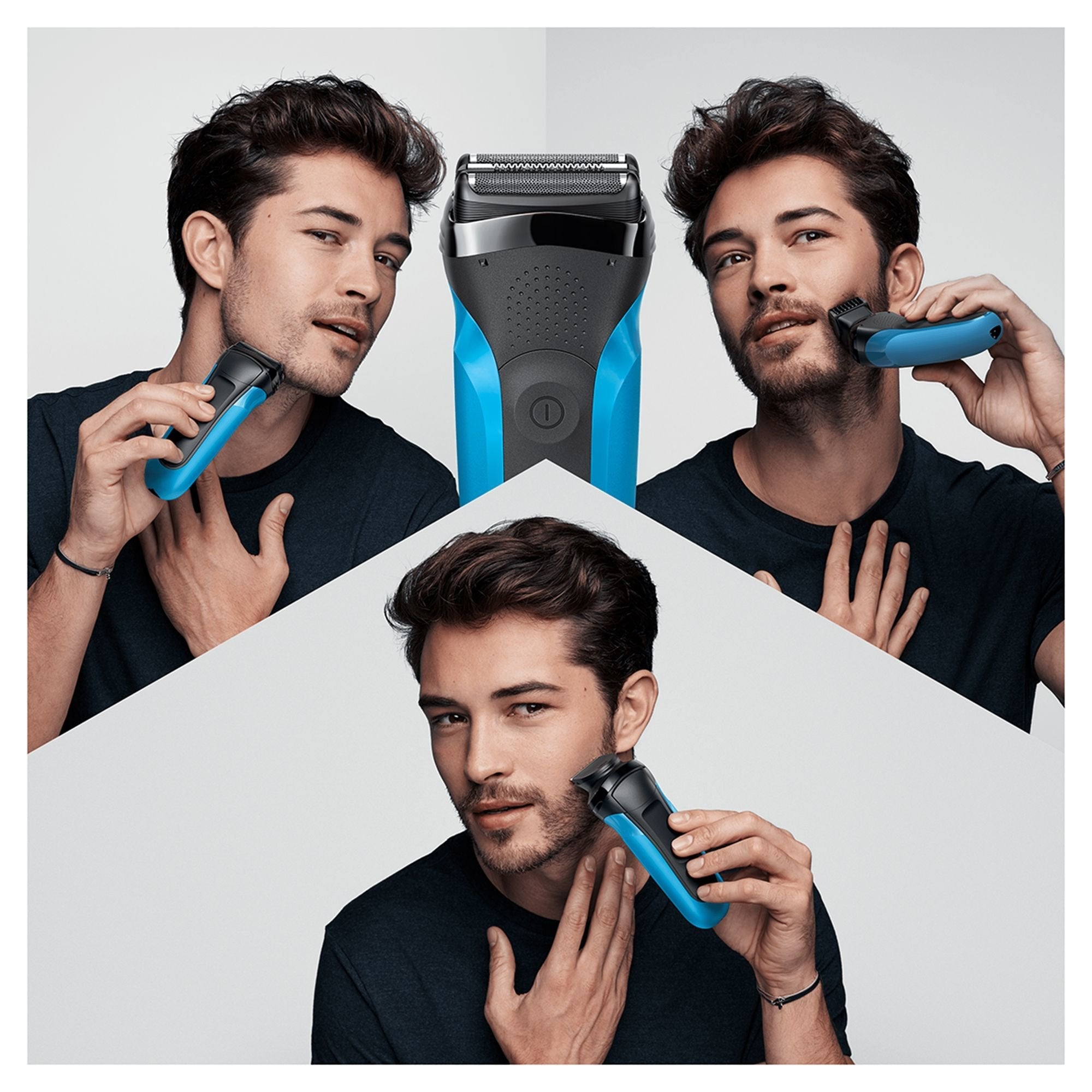 Braun Series 3 310bt Máquina De Afeitar De Láminas Recortadora Negro, Azul