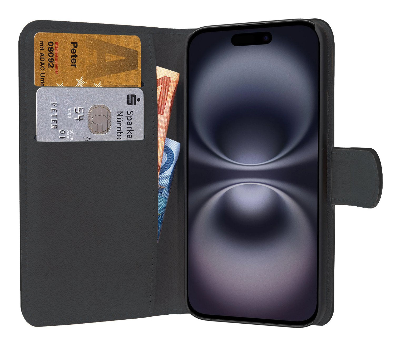 Pedea Book Cover Classic Fr Apple Iphone 16 Plus Negro