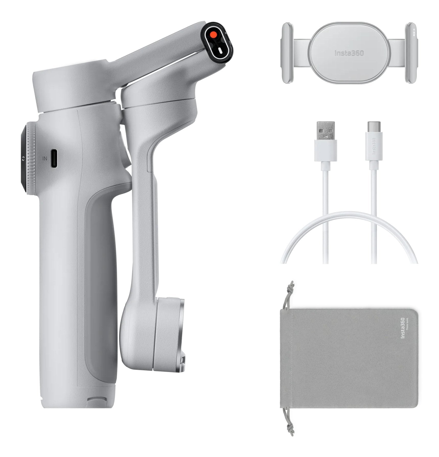 Gimbal Palo Selfie Insta360 Flow 2 Gris