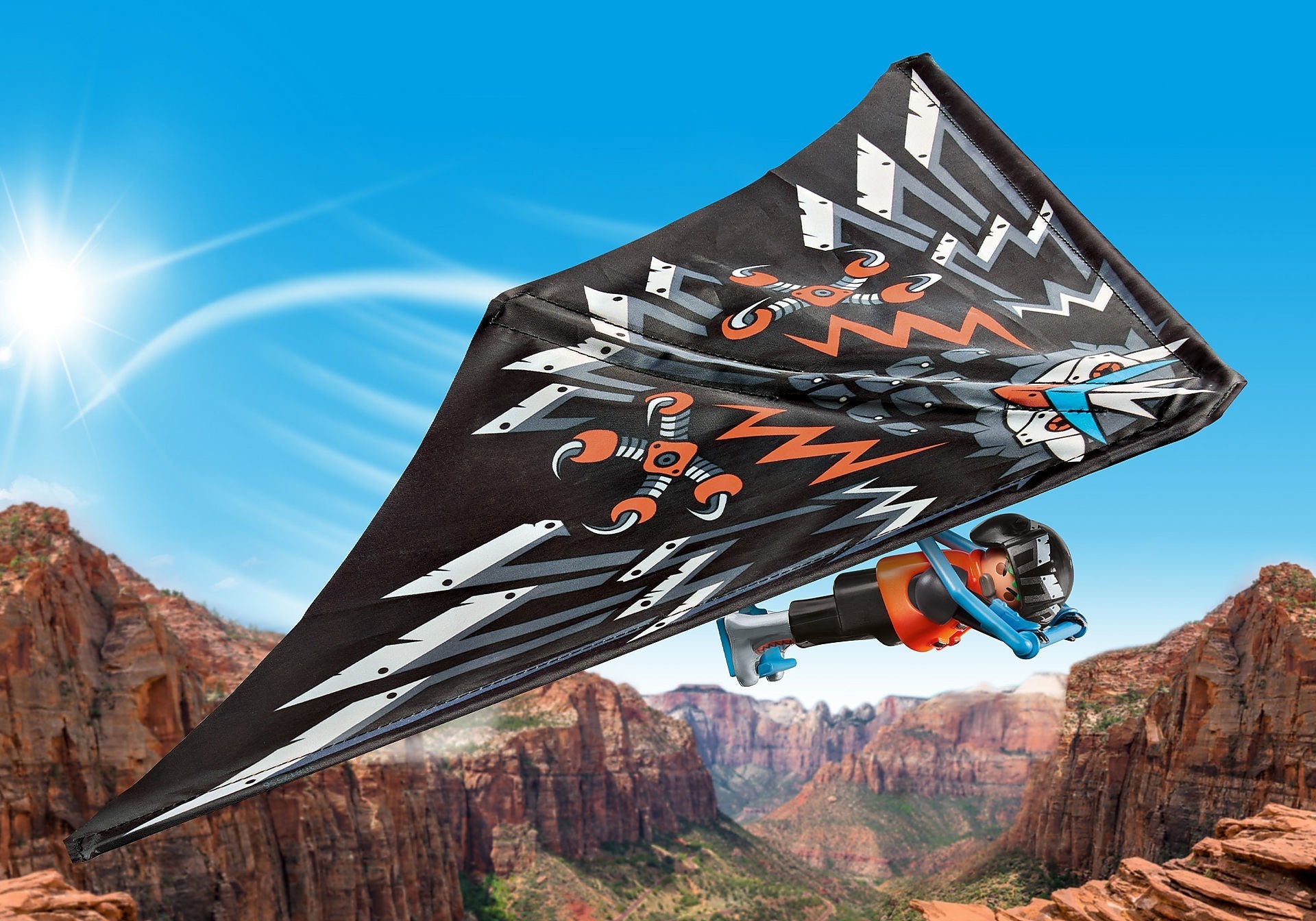 Playmobil 71079 Sports & Action Marter Pack Drachenflieger, Konmruktionsspielzeug 71079