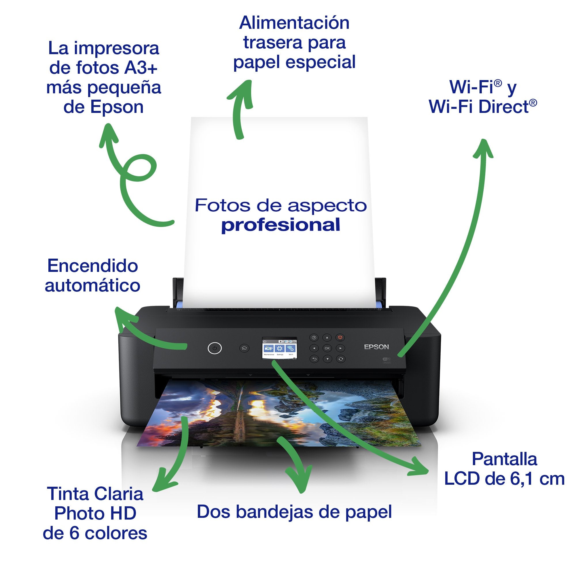 EAN 8715946633893 - Epson HD XP-15000 impresora de inyección de tinta Color 5760 x 1440 DPI Wifi imagen 9