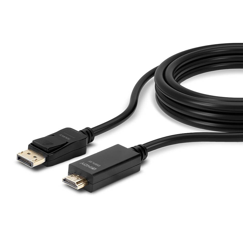 Lindy 36921 Cable  1 M Displayport Hdmi Tipo A [Estándar] Negro