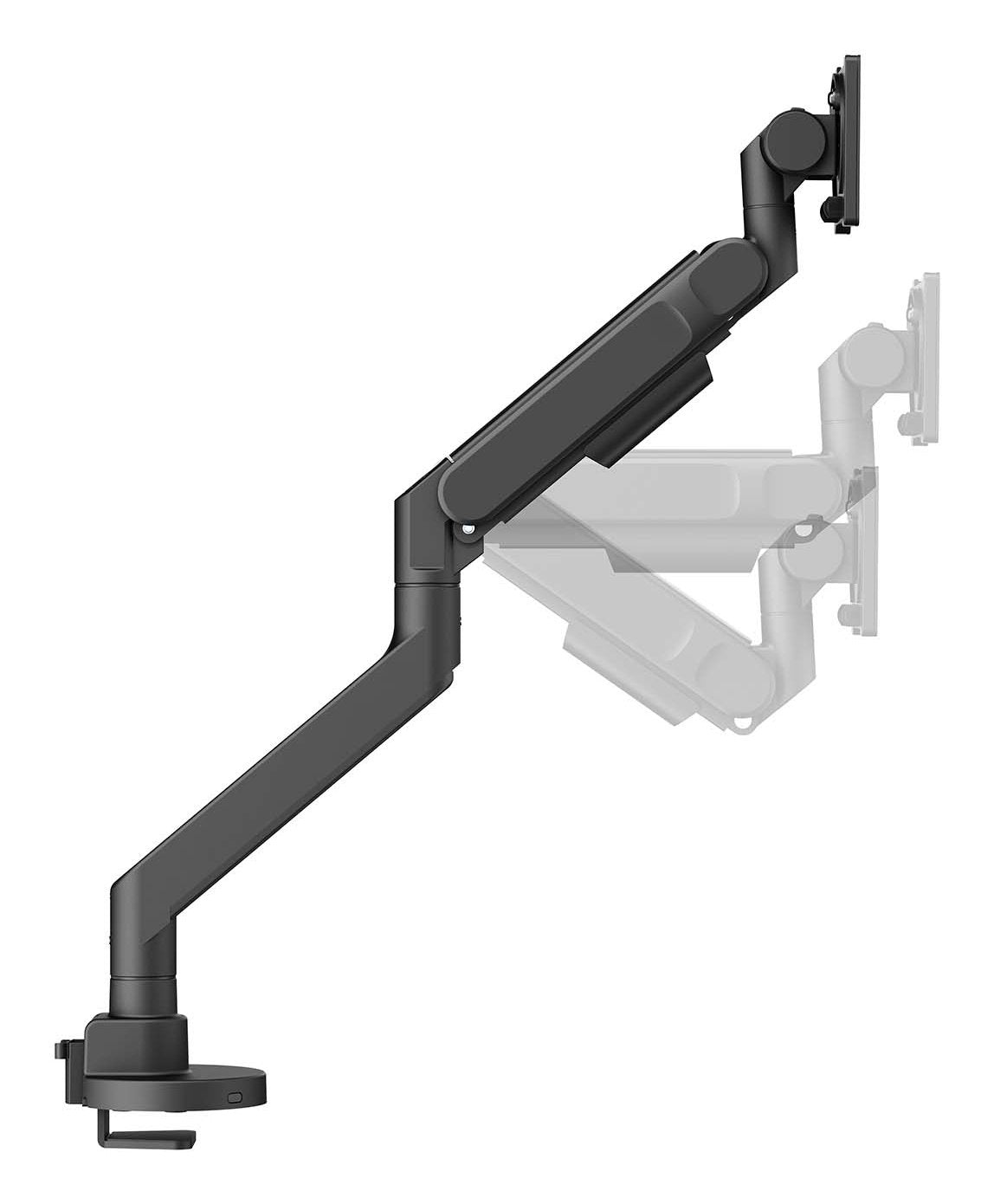 Aisens Soporte De Mesa Pro Contrapeso Giratorio E Inclinable Para Monitor/Tv 27kg (3 Pivotes, 1 Brazo) De 24-57, Negro