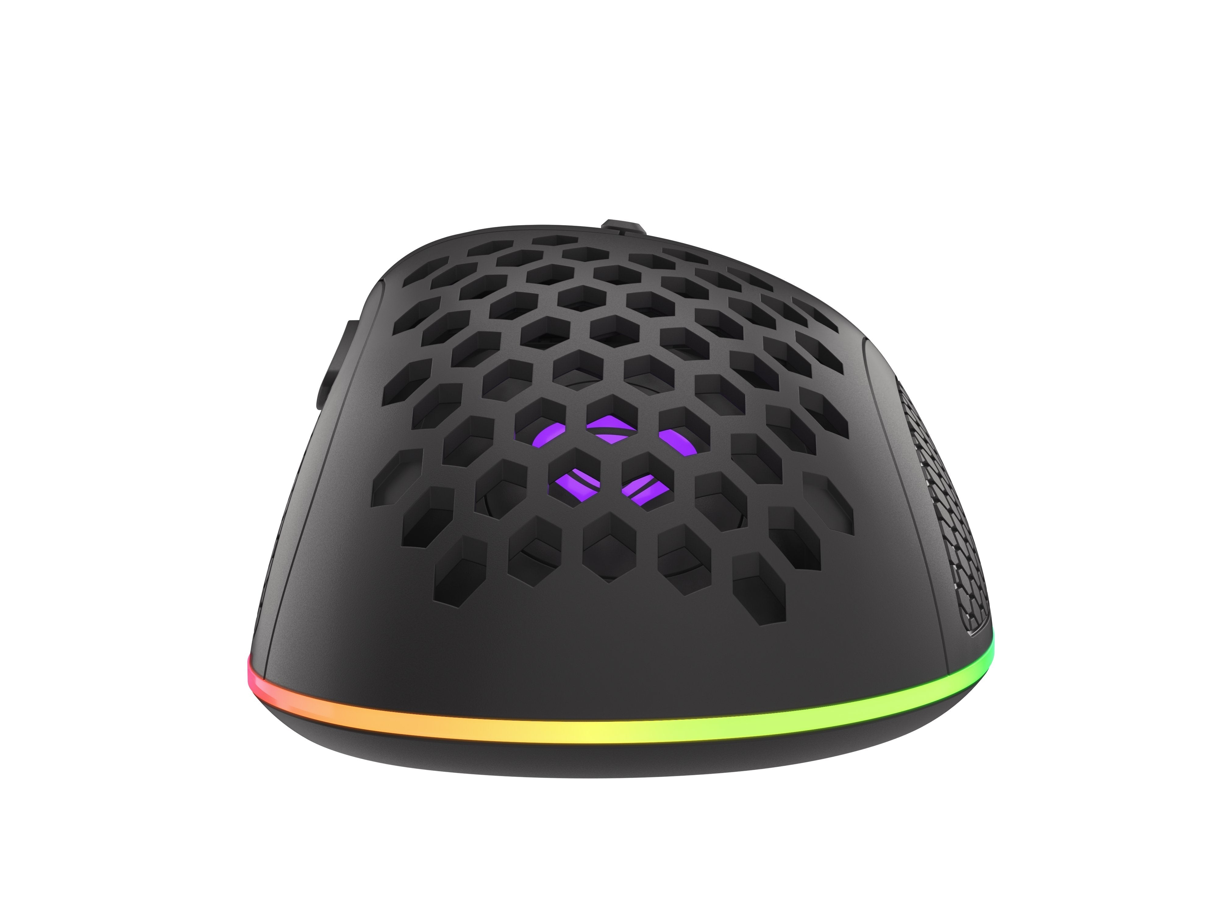 Krypton 555 8000dpi (Paw3333) Ratón Rgb Retroiluminación Negra