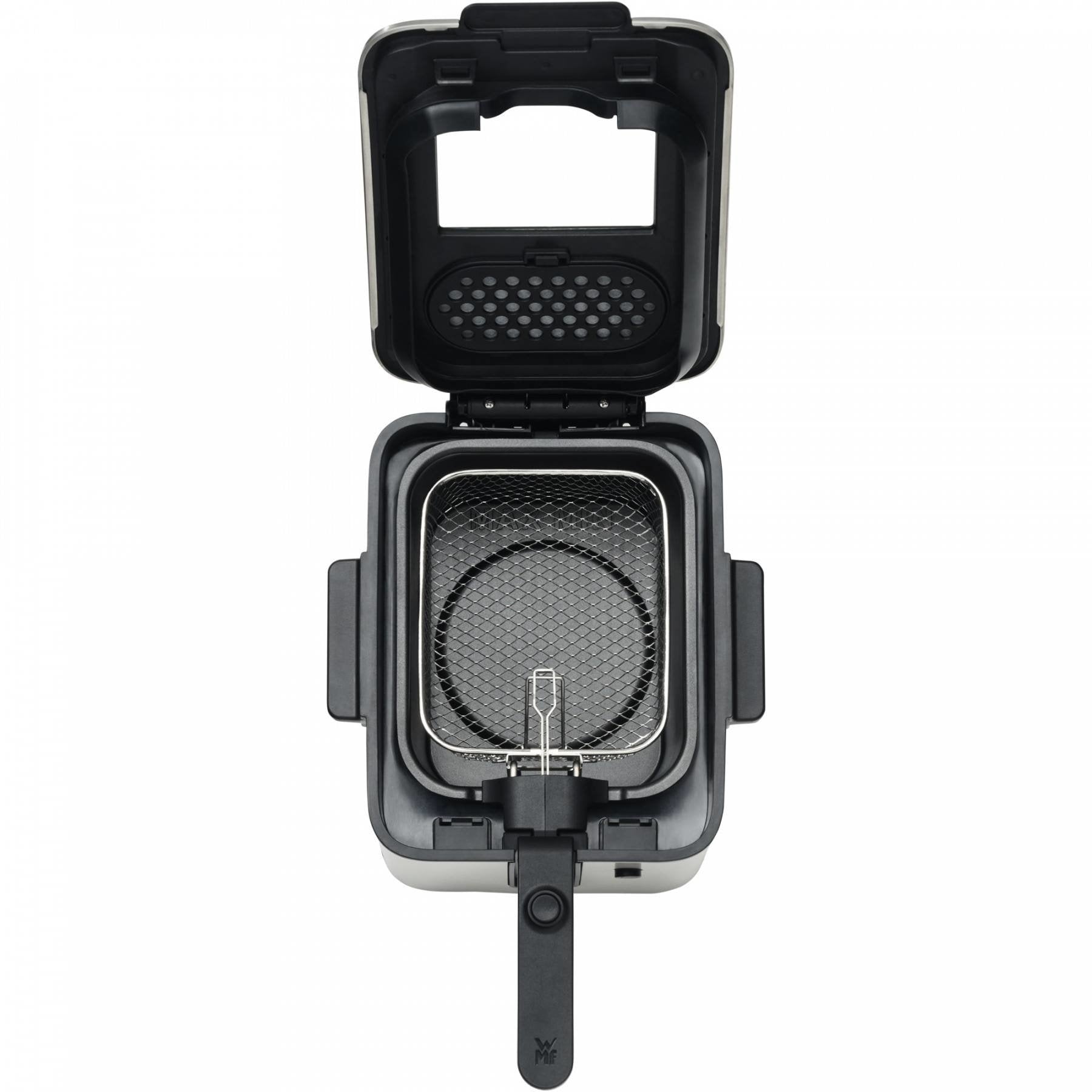 EAN 4211129141123 - WMF KITCHENminis 0415490011 Sencillo Independiente 1000 W Freidora Negro, Acero inoxidable imagen 9