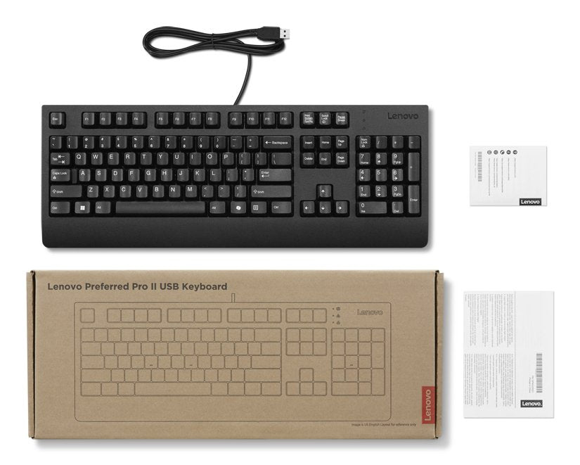 EAN 195892115908 - Lenovo 4Y41R64620 teclado Hogar / Oficina USB Kazajo Negro imagen 3