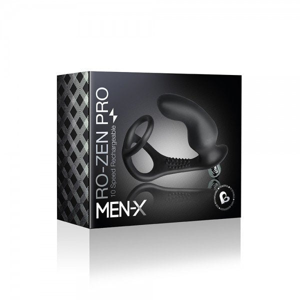 Rocks- Off - Ro- Zen Rro Plug Anal Con Anillo Vibrador Para El Pene Negro
