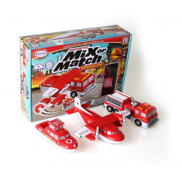 EAN 0755828603178 - Popular Playthings Mix or Match Vehicles Fire and Rescue imagen 1