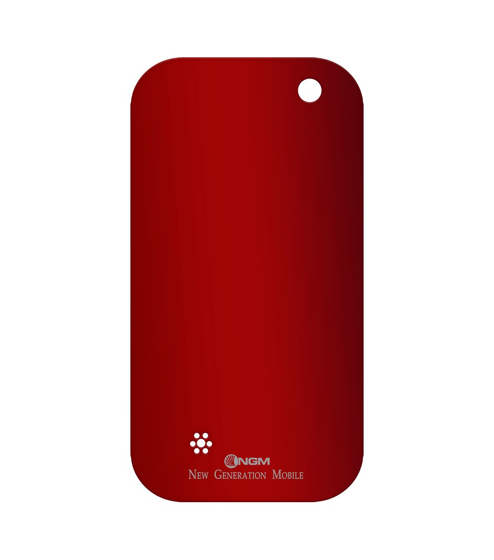 Ngm Back Cover Soap Touch Pack 4 Cover Red, Yellow, Blue, Fuxia