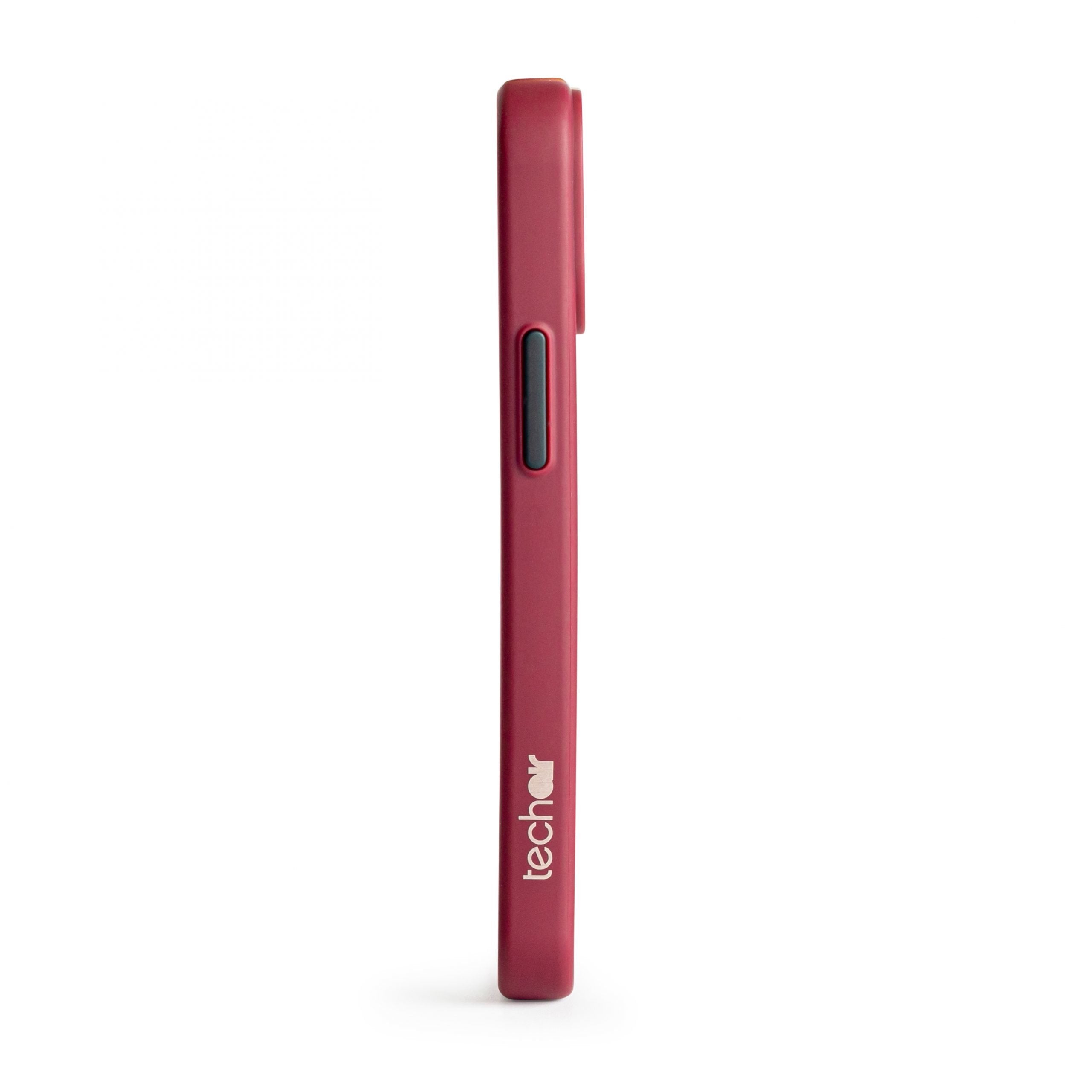 Techair Tapic032 Funda Para Iphone 13 Mini (5.4") Rojo, Transparente