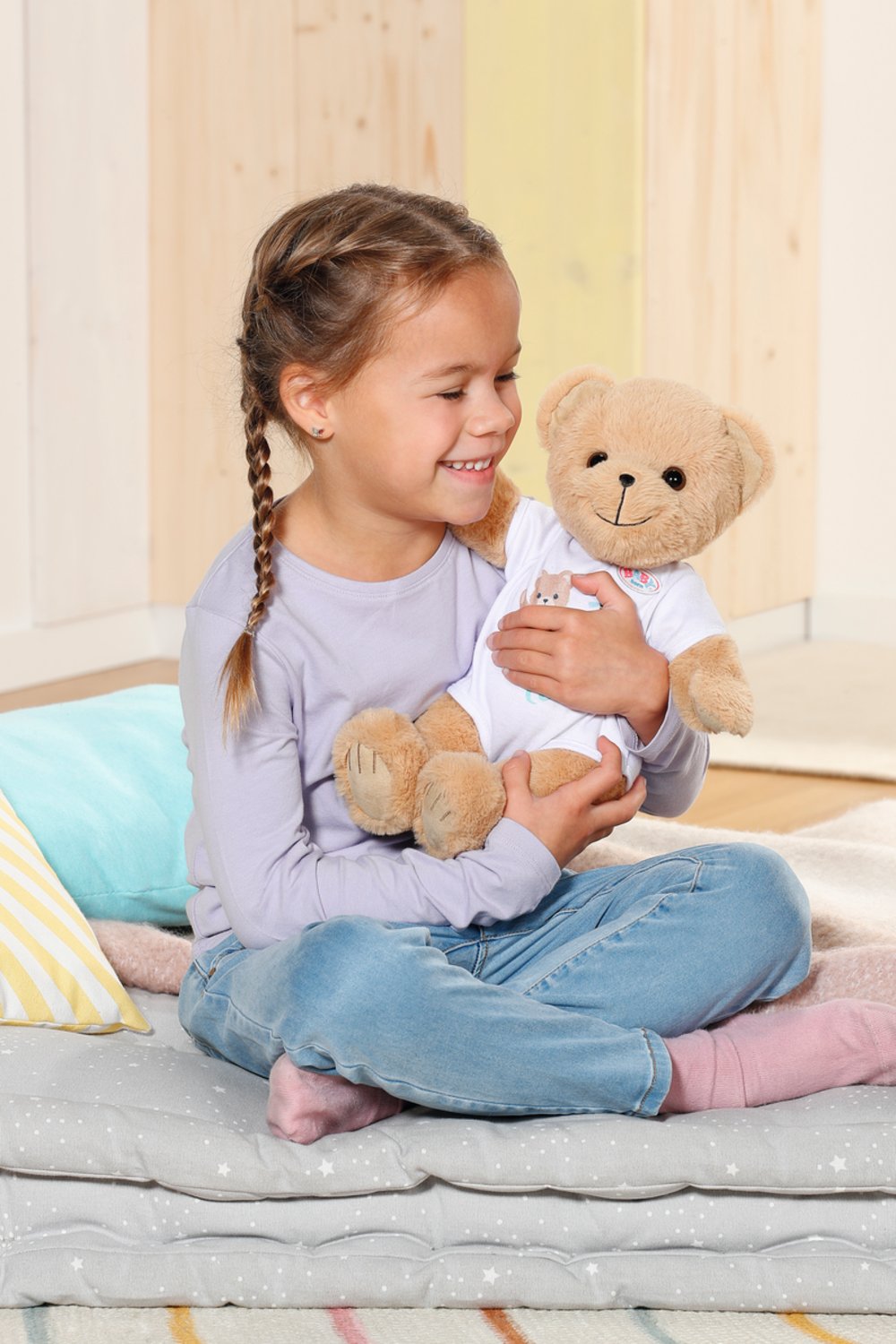 Muñeco Peluche Osito Blanco Baby Born 36cm