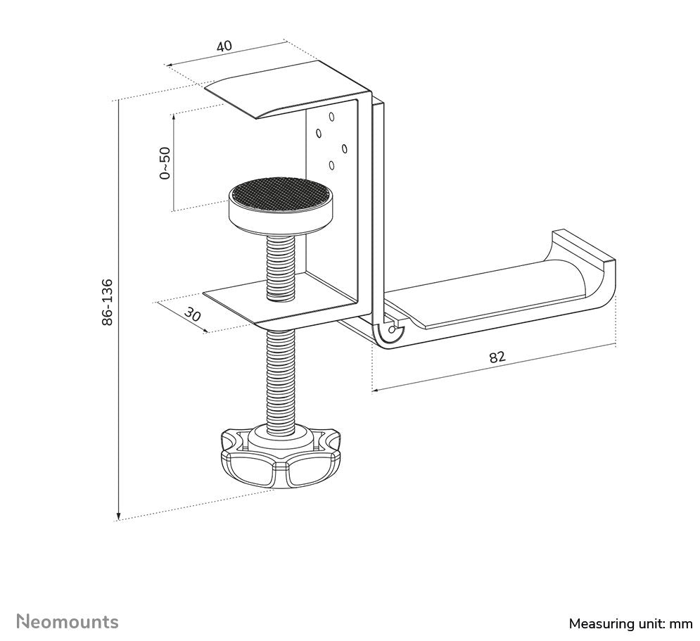 EAN 8721246340232 - Neomounts ADS11-171SL auricular / audífono accesorio Gancho imagen 14